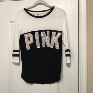 PINK 3/4 t-shirt